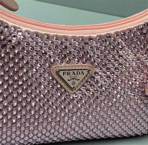 prada gold sparkle bag|prada swarovski bag.